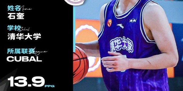 开云官网-媒体人：石奎明年将通过选秀进入CBA 而他的上限也远不止CBA